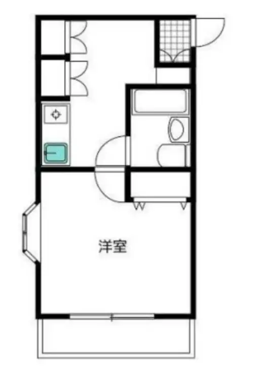 フラットナイン 3階階 間取り