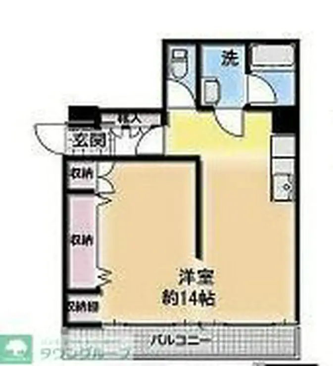 極光マンション 7階階 間取り