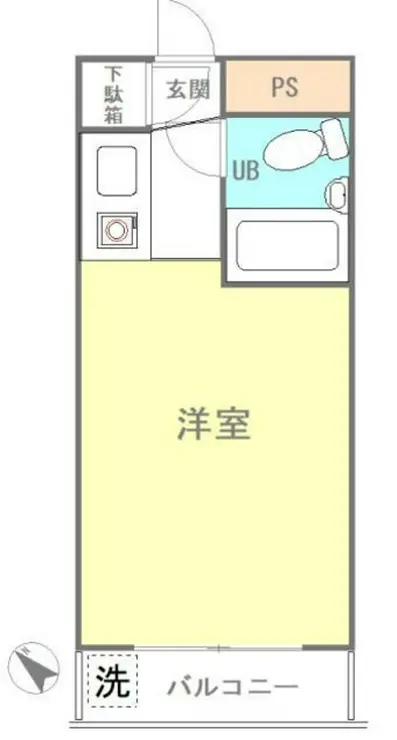 ベルサイユ池上 5階階 間取り