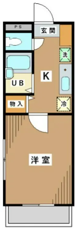 パルデンスマグノリア 1階階 間取り