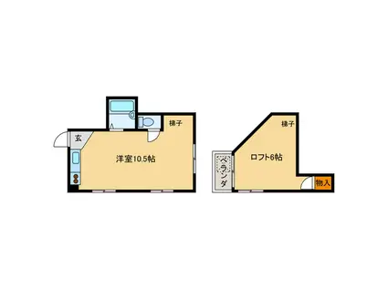 アシスト岐阜マンション(1LDK/7階)の間取り写真