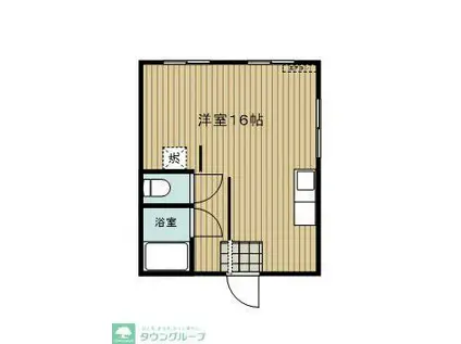 コーポ入江(1LDK/1階)の間取り写真