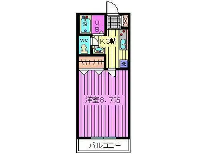 COMFORT HIYEN(1K/3階)の間取り写真