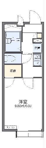 レオパレスグランドKIII(1K/2階)の間取り写真