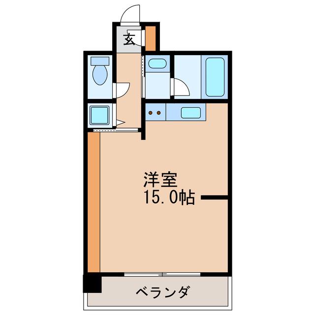 泉アパートメント(ワンルーム/3階)の間取り写真