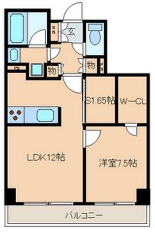 レジディア文京音羽(2LDK/5階)の間取り写真