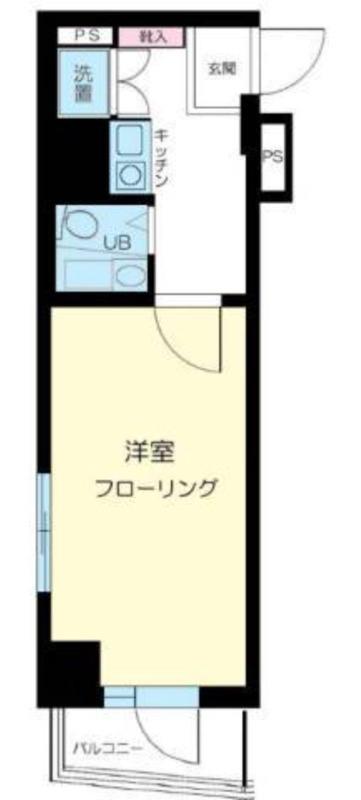 日興パレス大森PARTII(1K/2階)の間取り写真