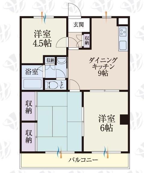 BCASA春日部豊春RE-BORN(3LDK/2階)の間取り写真