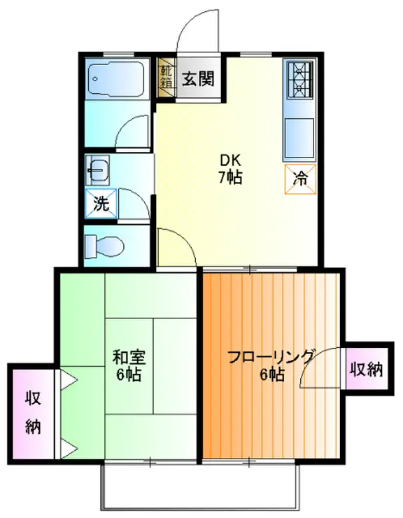 メゾン聖蹟 1階階 間取り