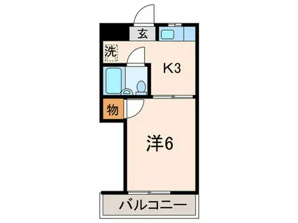 内田ロイヤルマンション(1K/1階)の間取り写真