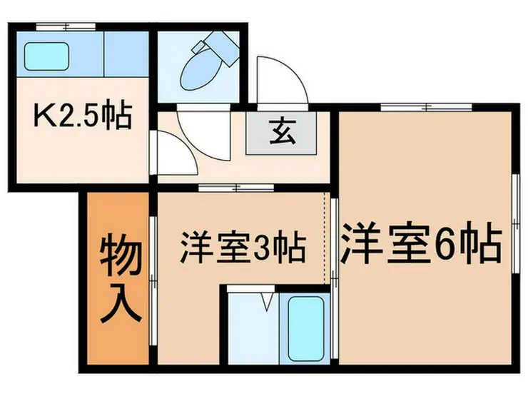 高山荘 2階階 間取り