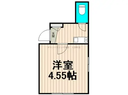 滝澤ビル(1K/2階)の間取り写真