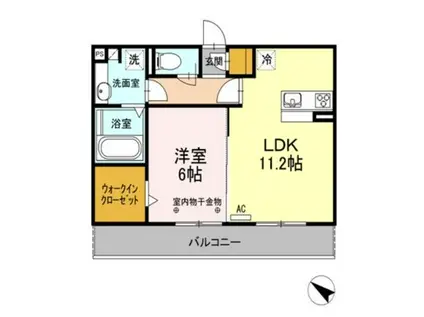 センブラーダ・モンタナ(1LDK/3階)の間取り写真