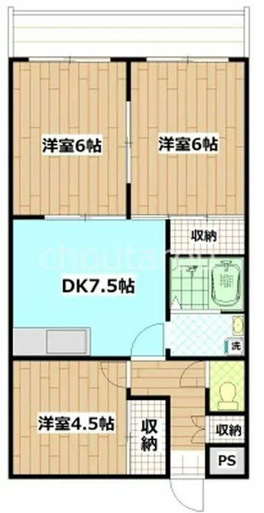 ヴィバシティ寿 2階階 間取り