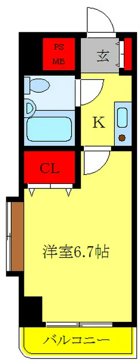 ライオンズプラザ西川口 7階階 間取り