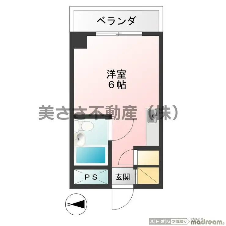 メゾン・ド・ノア明神町 3階階 間取り
