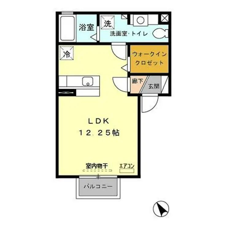 メゾン・ヴェール 2階階 間取り