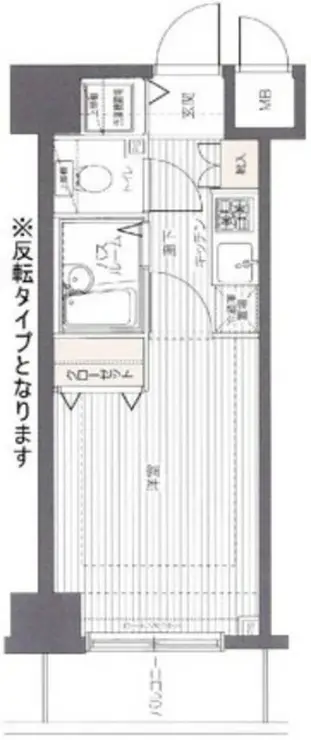 トーシンフェニックス日本橋EAST 3階階 間取り