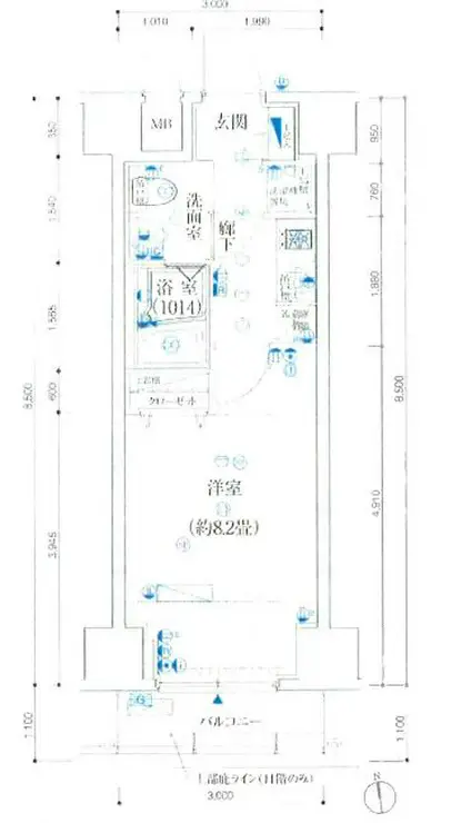 ヴェルステージ秋葉原EAST 5階階 間取り