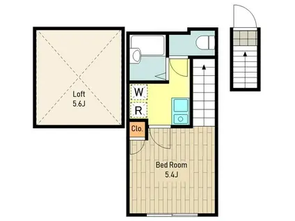 IPOMEE DE TACHIKAWA(1K/2階)の間取り写真