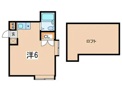 アパ-トメント相模が丘2(ワンルーム/2階)の間取り写真