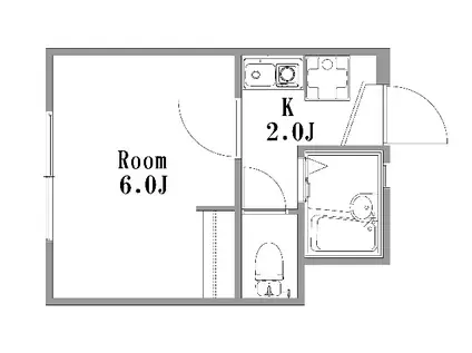 パティオ瑞穂(1K/3階)の間取り写真