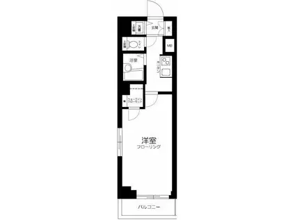 エルミタージュ板橋本町(1K/2階)の間取り写真