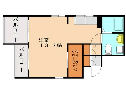 TMツインコート(ワンルーム/1階)の間取り写真