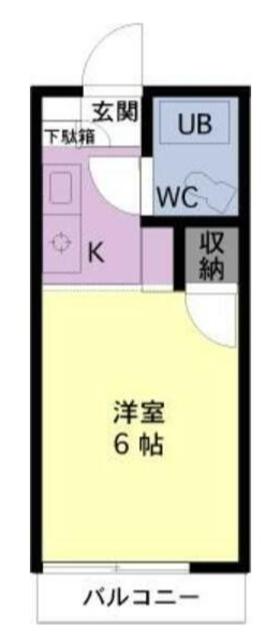 さんらいふコート(ワンルーム/2階)の間取り写真