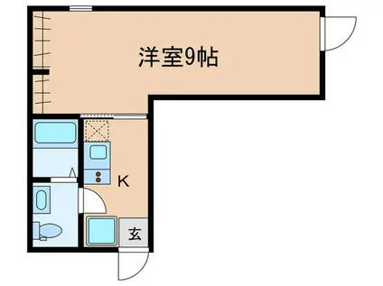 GSEL赤塚(1K/1階)の間取り写真