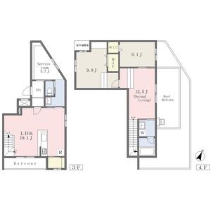 RESIDENCE DE 池下(2SLDK/3階)の間取り写真