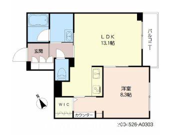 シャーメゾン日之出(1LDK/3階)の間取り写真