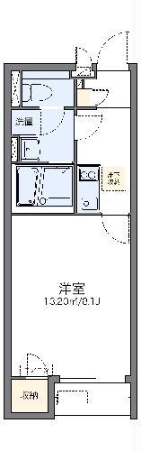 レオネクスト山手町(1K/1階)の間取り写真