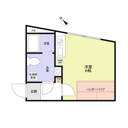 VISTA IZUM(ワンルーム/3階)の間取り写真