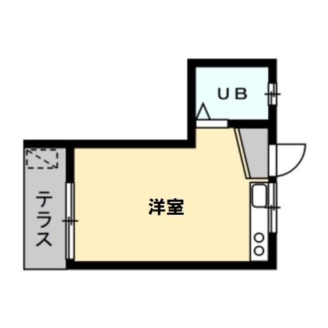 ヴェッセル三ツ沢(ワンルーム/2階)の間取り写真
