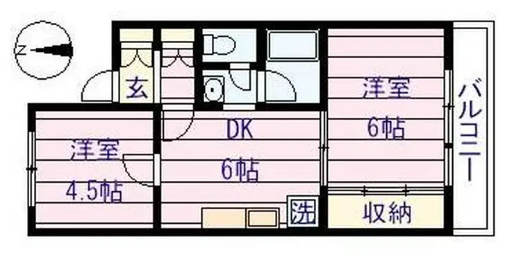 藤昌ハイム 3階階 間取り