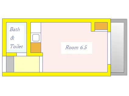 コスモメゾンIII(ワンルーム/3階)の間取り写真