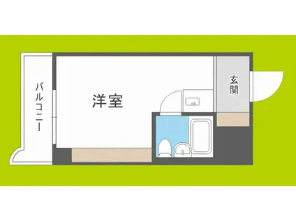 ライオンズマンション新大阪第5(ワンルーム/5階)の間取り写真