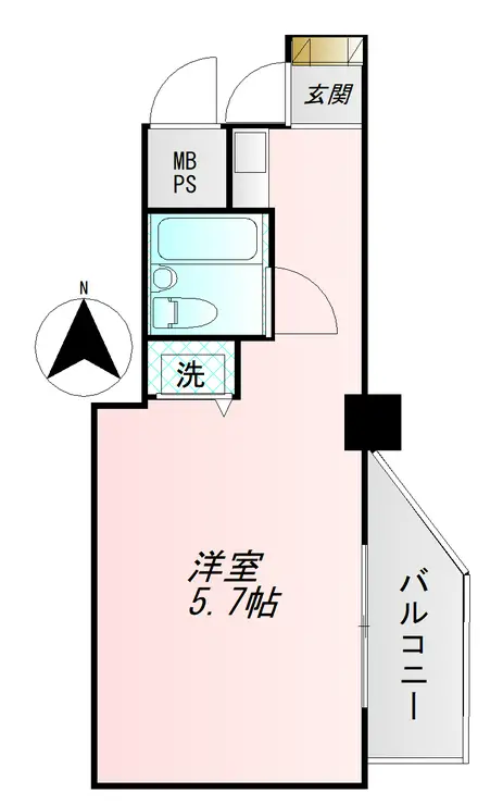 ライオンズマンション八王子第2 4階階 間取り