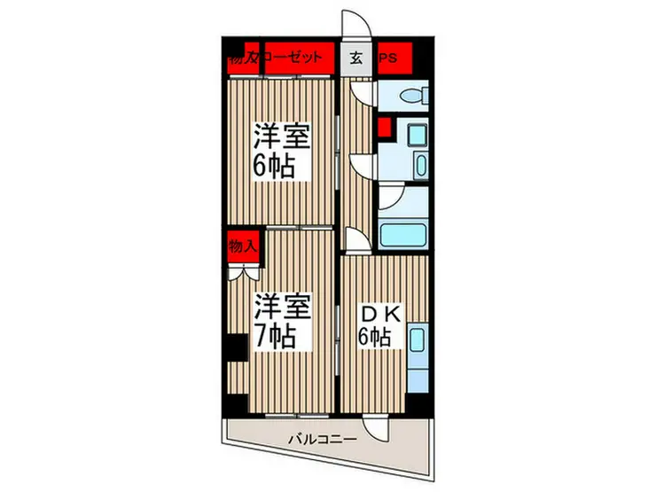 メゾンアイボリー 2階階 間取り