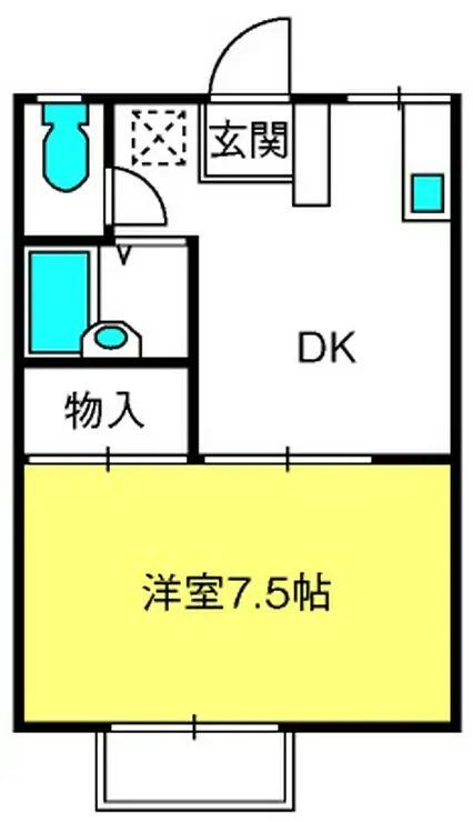 コーポ92 2階階 間取り