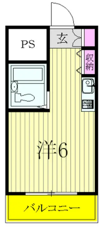 トップ西八王子 3階階 間取り