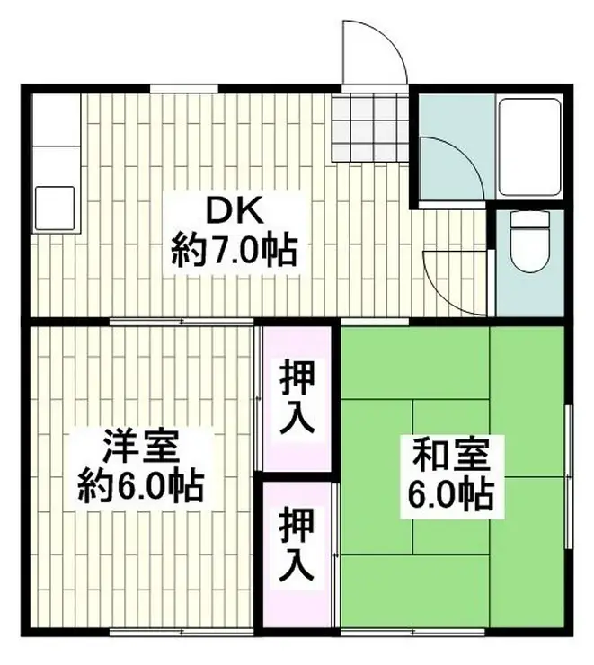 なぎさハイツ 2階階 間取り