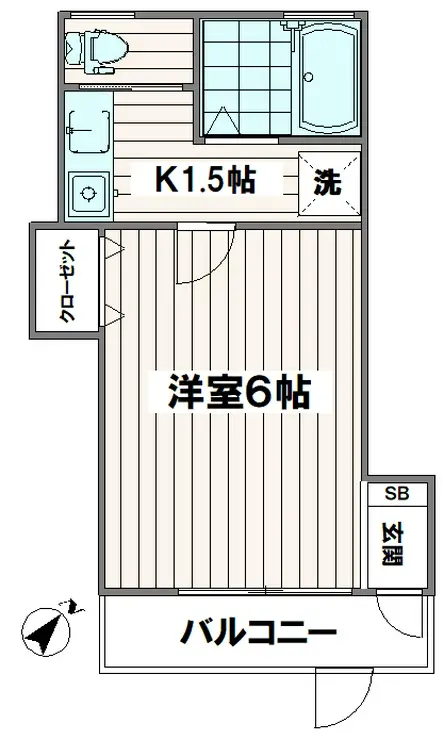 ヴォン・ジョルナータ 1階階 間取り
