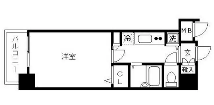 トーシンフェニックス田町 9階階 間取り