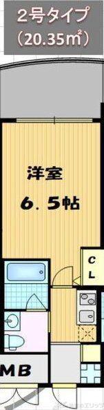 セレニテ梅田北(1K/11階)の間取り写真