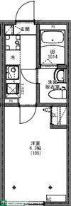 KEIAI RESIDENCE 清瀬III(1K/1階)の間取り写真