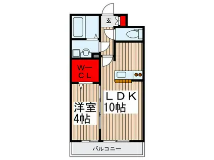 リビエラ(1LDK/1階)の間取り写真