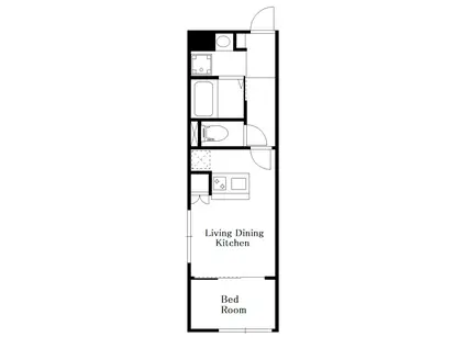RITS SEKIMACHI(1LDK/1階)の間取り写真