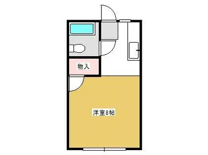 ラ・フォーレ21(ワンルーム/2階)の間取り写真